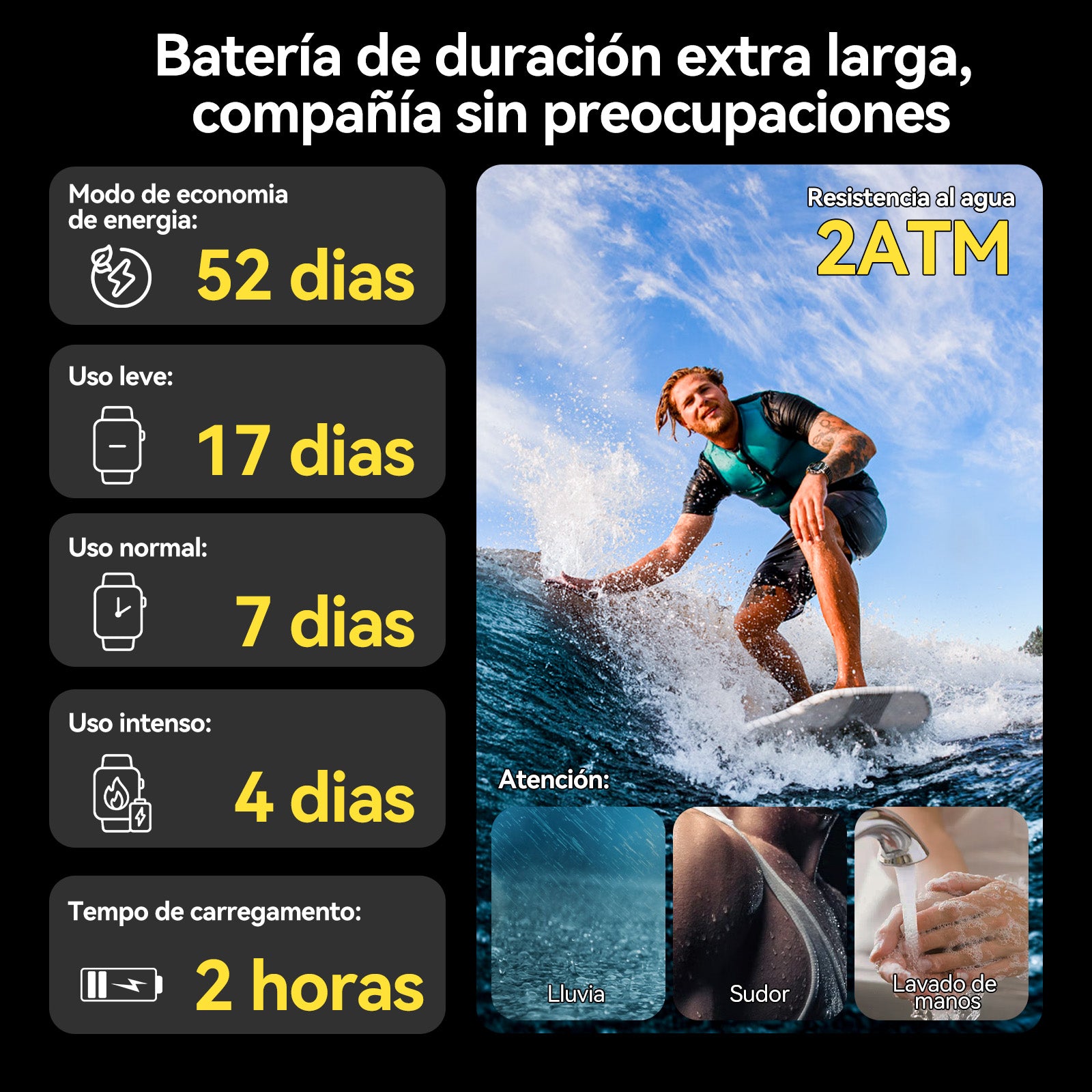 Reloj inteligente con función de llamada Kieslect Kr2