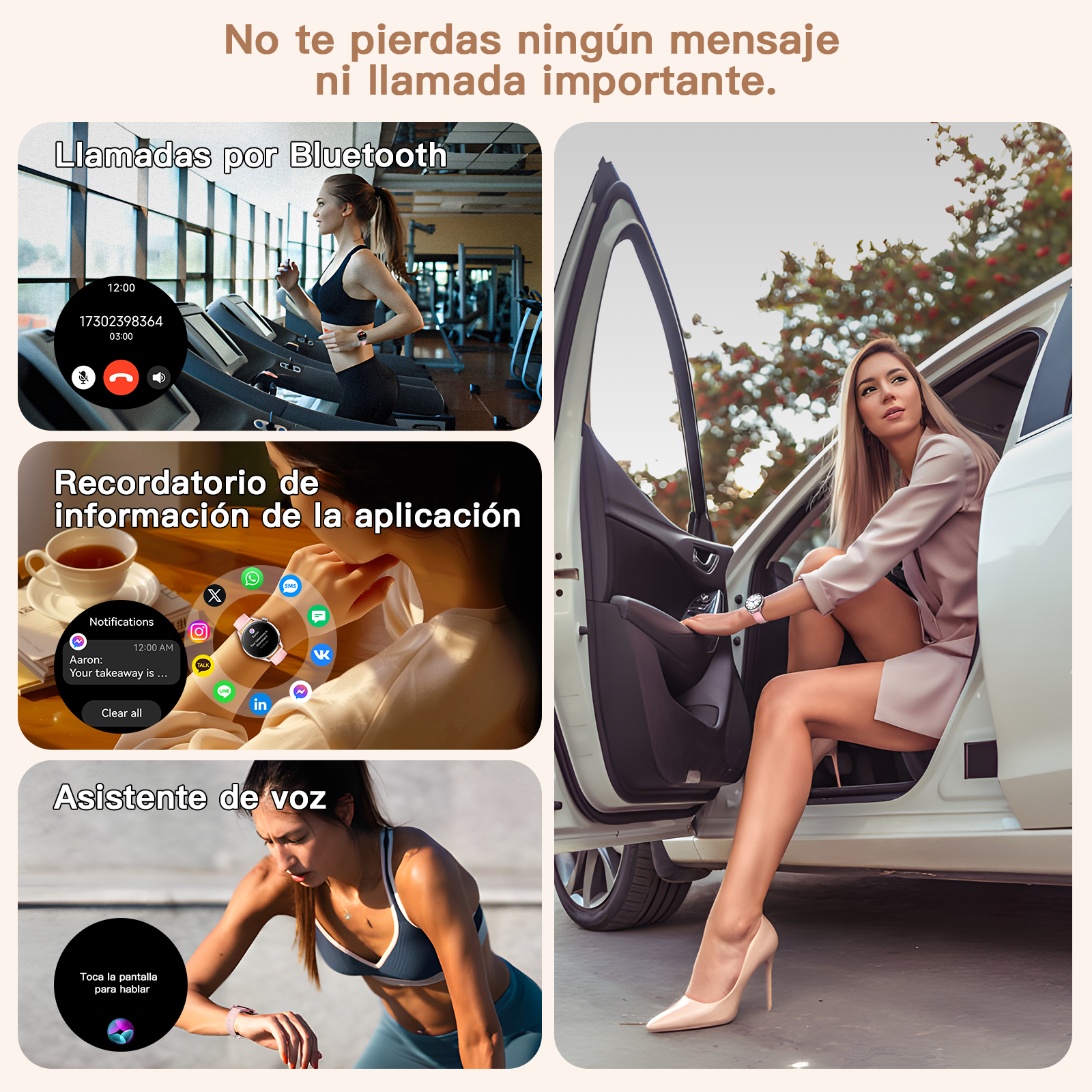Kieslect Lora 3 Reloj inteligente para mujer