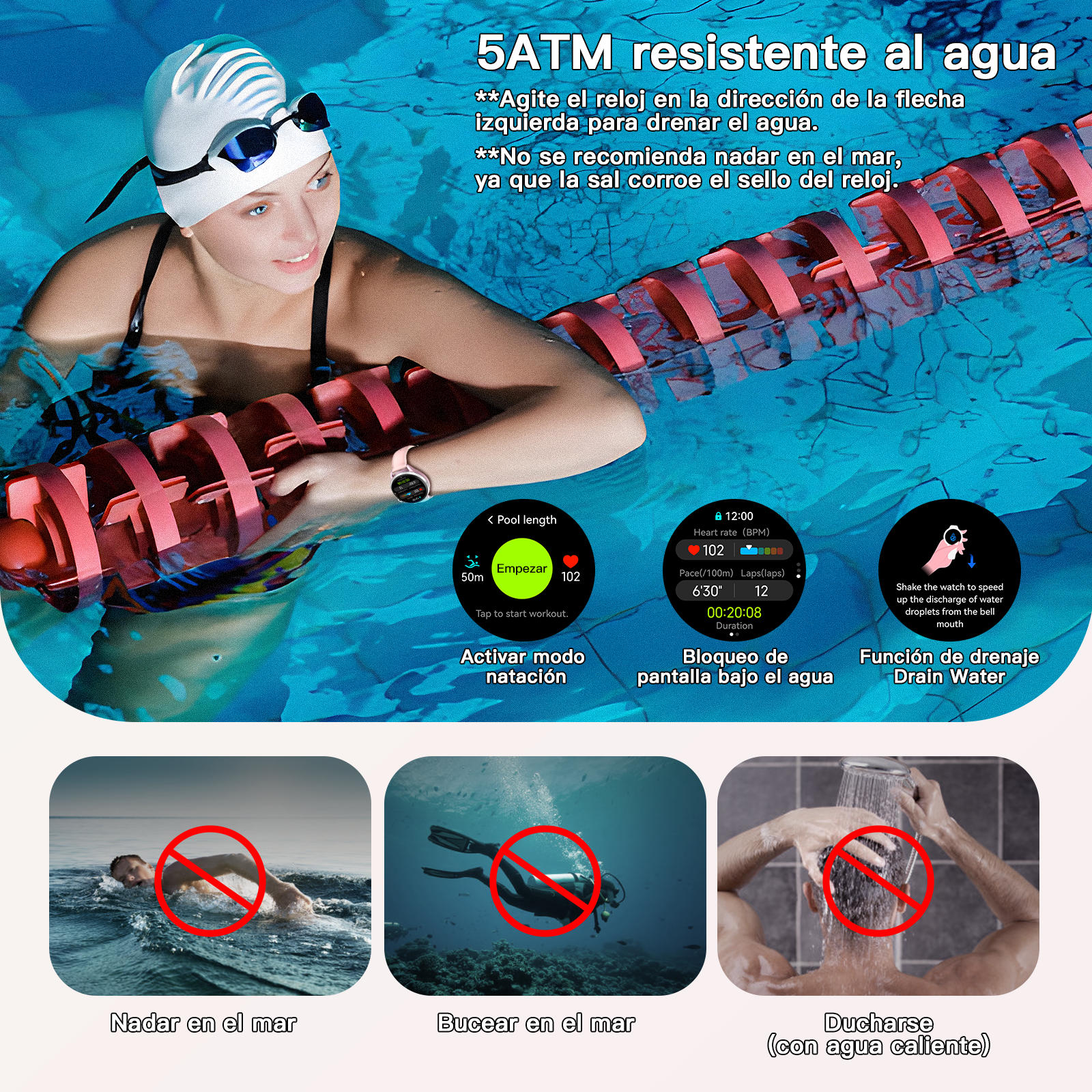 Kieslect Lora 3 Reloj inteligente para mujer