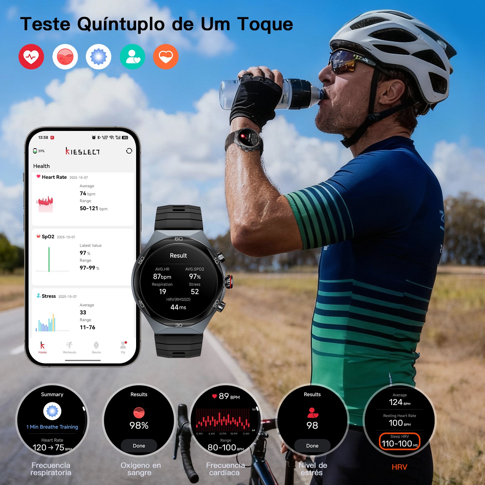 Reloje Smartwatch Inteligente Kieslect Elite2 Gps Ai Chatgpt 2025