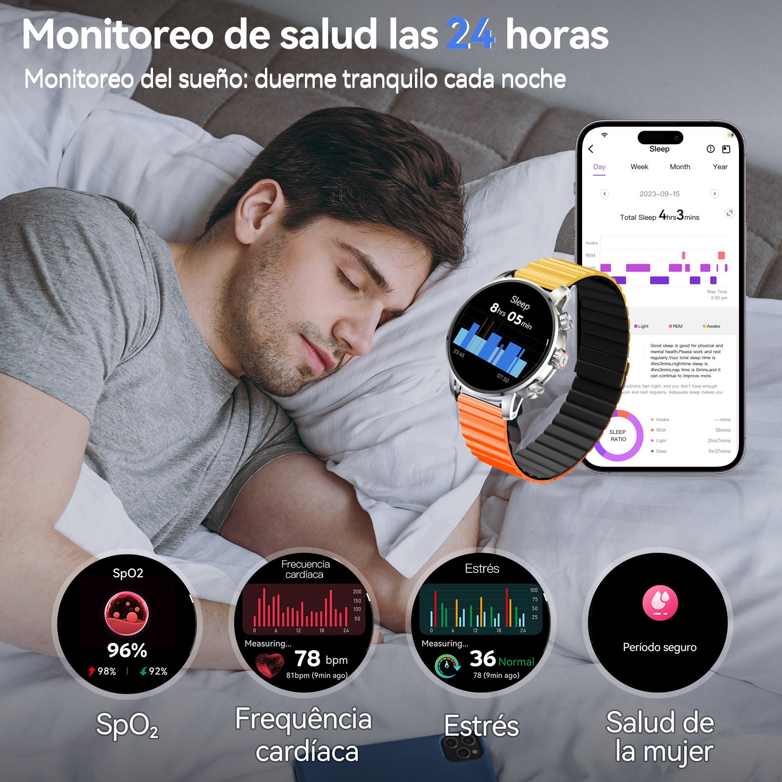 Reloj inteligente con función de llamada Kieslect Kr2 Pro