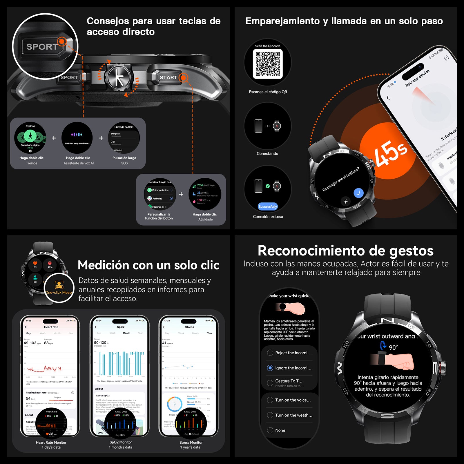 Kieslect Actor Reloj inteligente