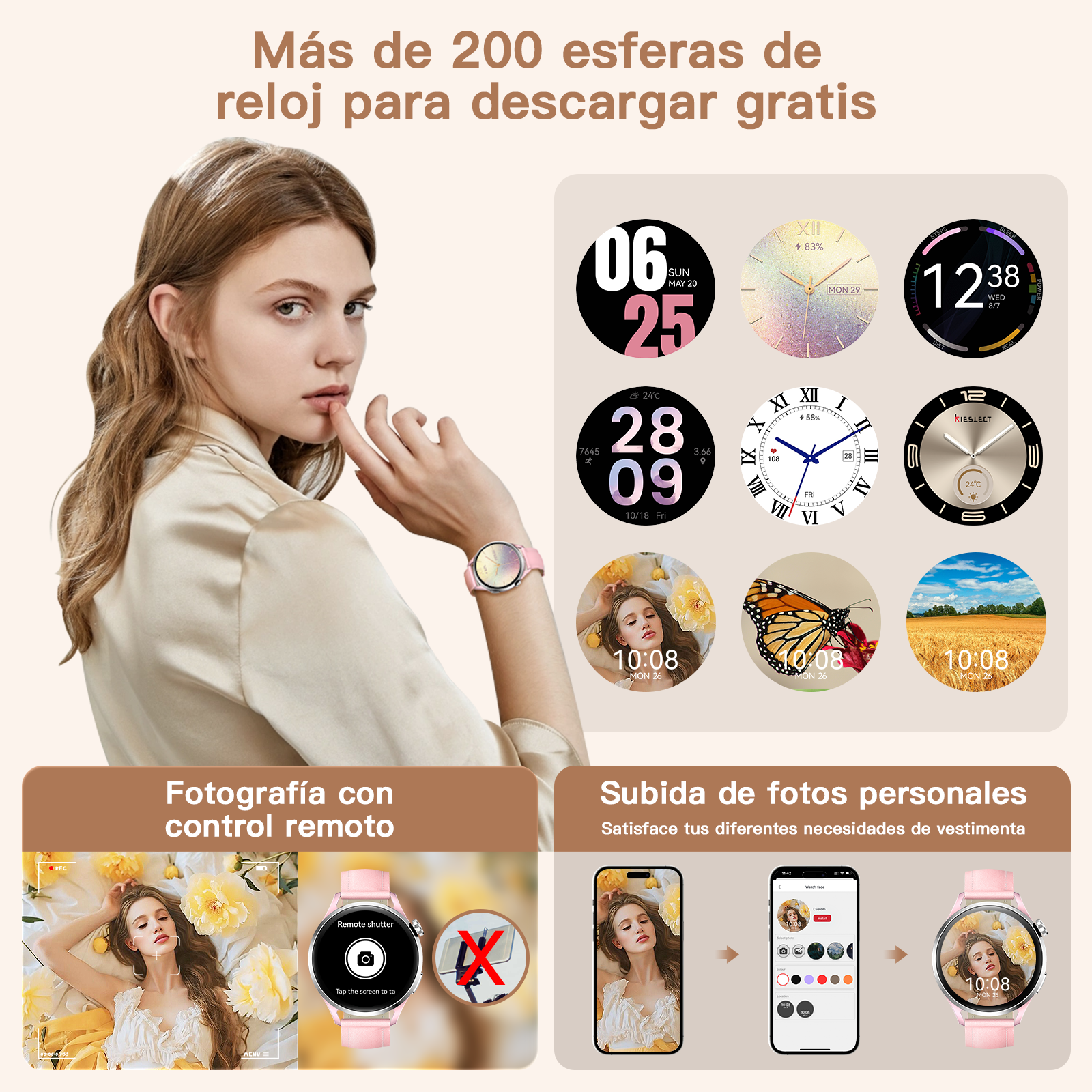 Kieslect Lora 3 Reloj inteligente para mujer