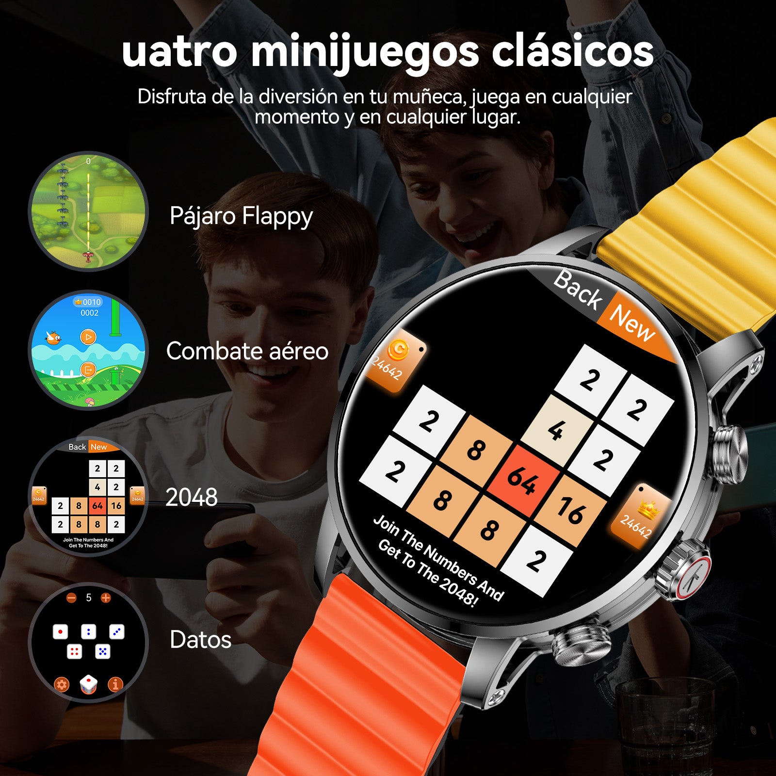 Reloj inteligente con función de llamada Kieslect Kr2 Pro