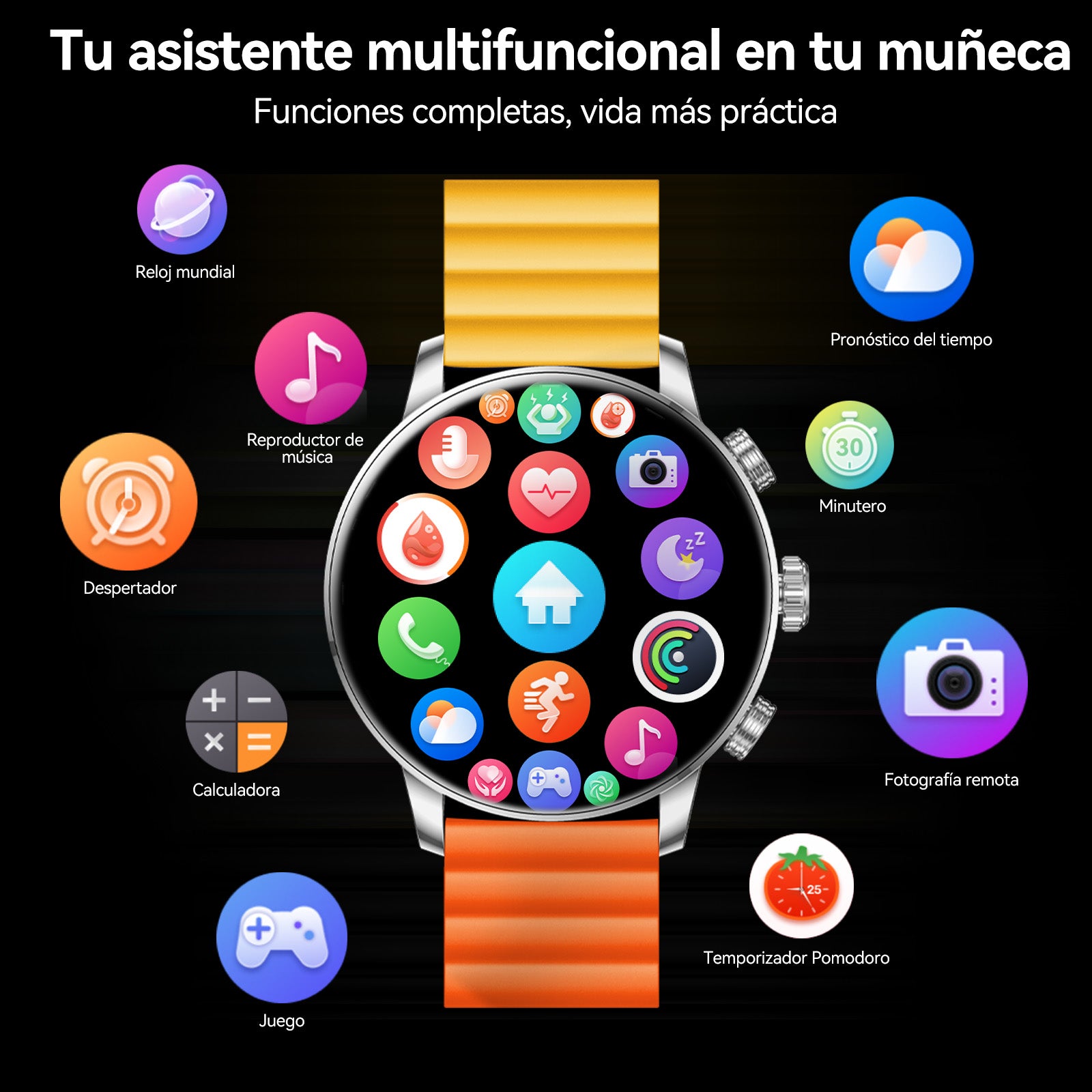 Reloj inteligente con función de llamada Kieslect Kr2 Pro