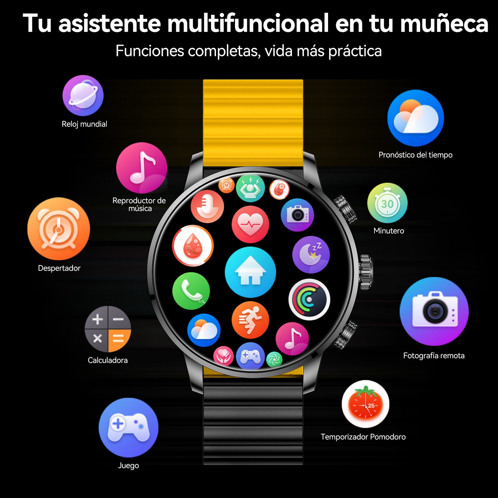 Reloj inteligente con función de llamada Kieslect Kr2