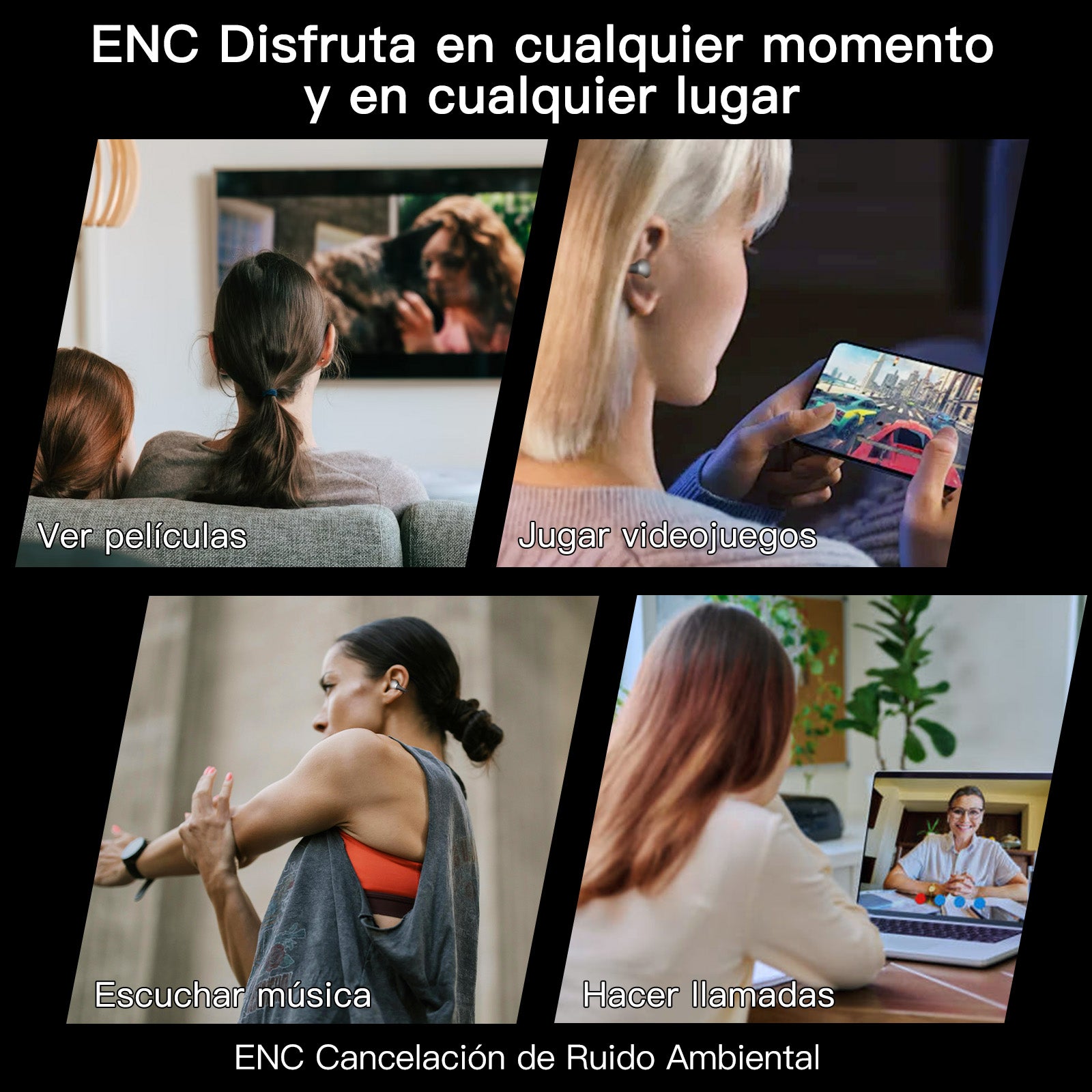 Kieslect Auriculares con gancho para la oreja earbuds open ai