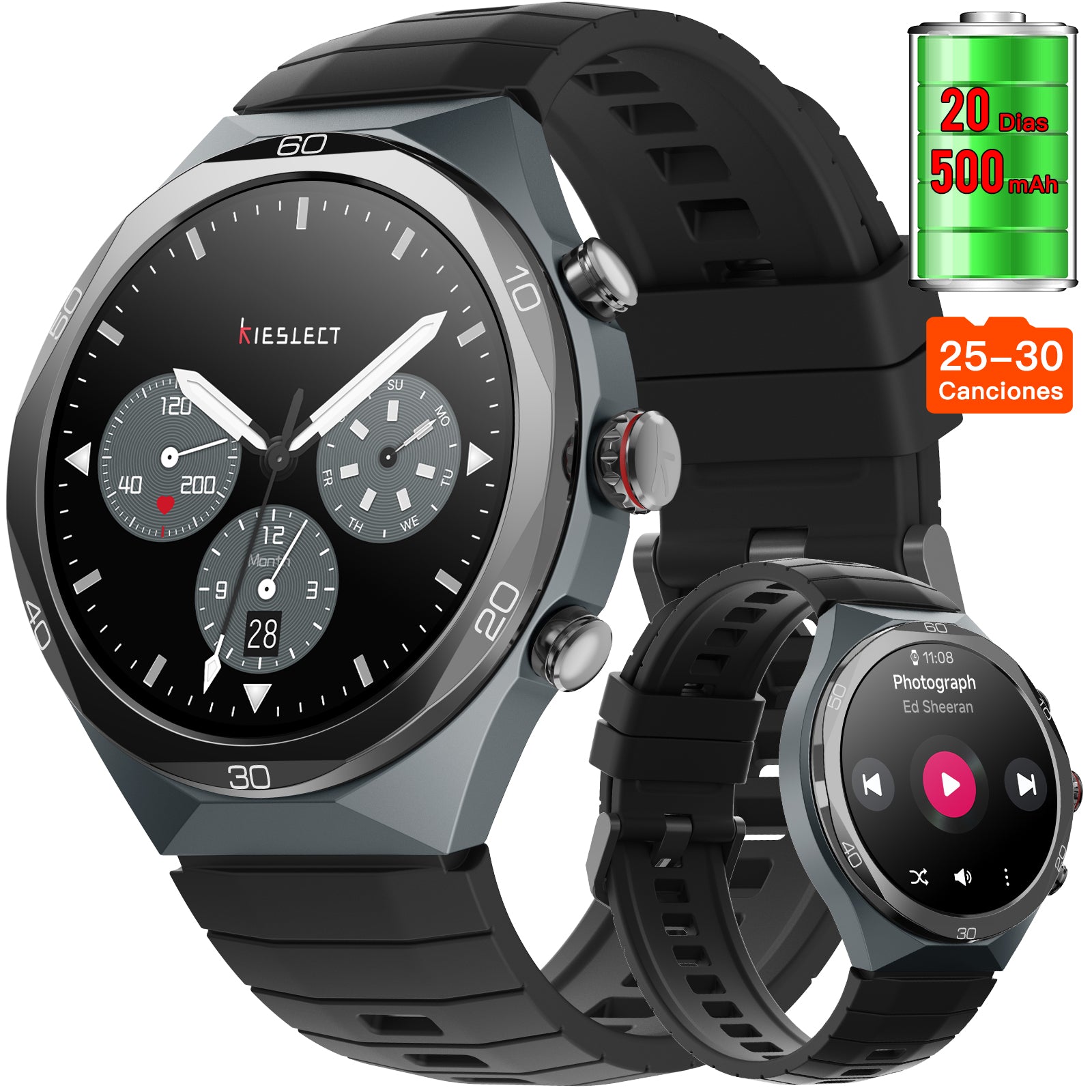 Reloje Smartwatch Inteligente Kieslect Elite2 Gps Ai Chatgpt 2025