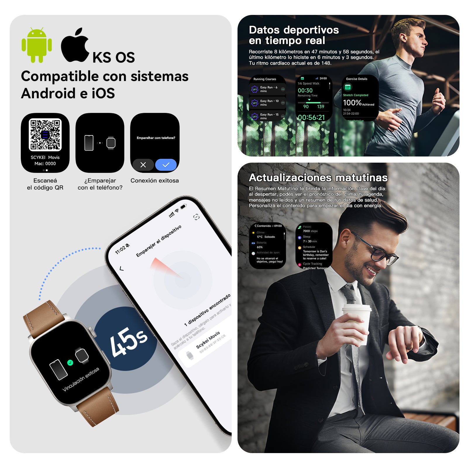 Scykei movis smartwatch reloj inteligente