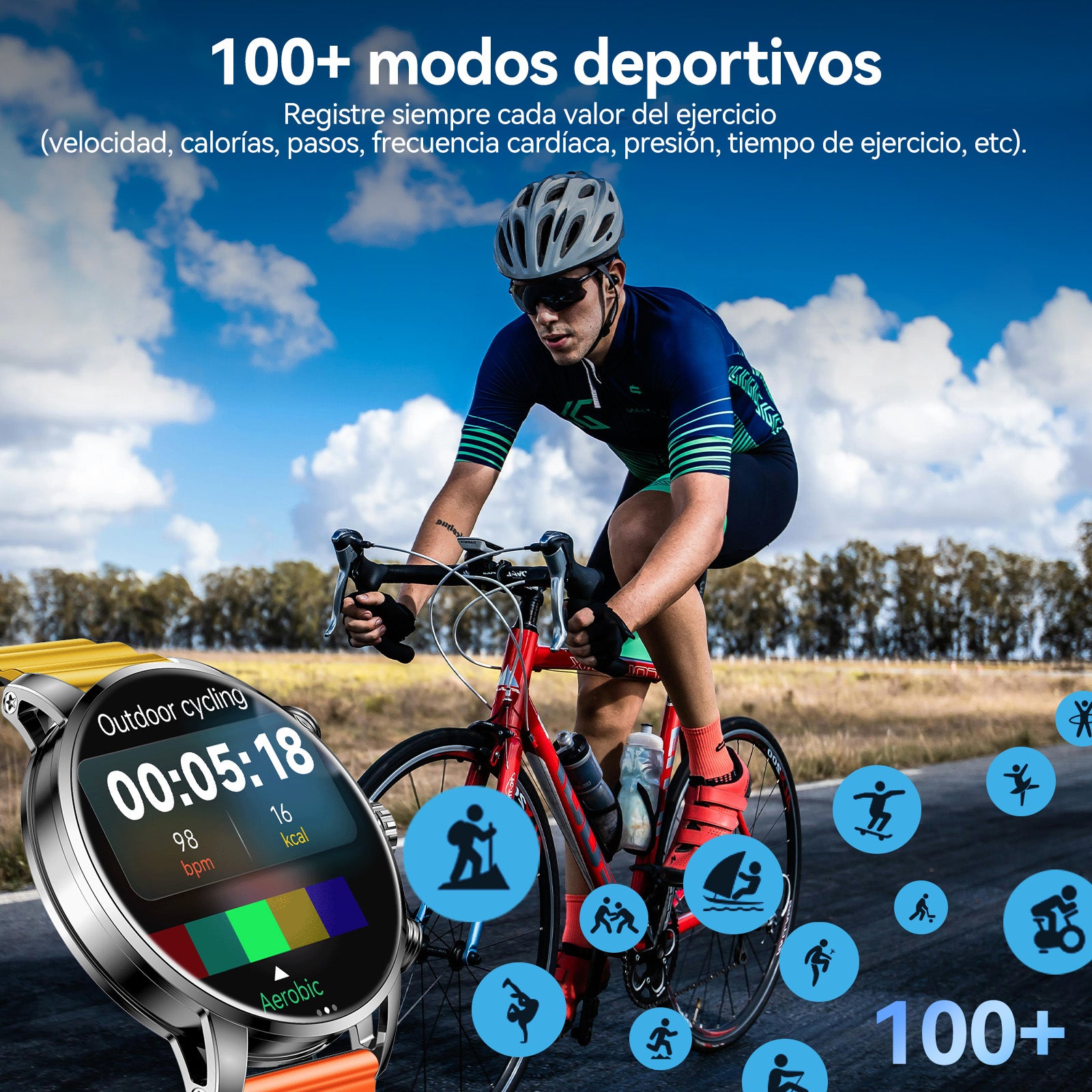 Reloj inteligente con función de llamada Kieslect Kr2 Pro