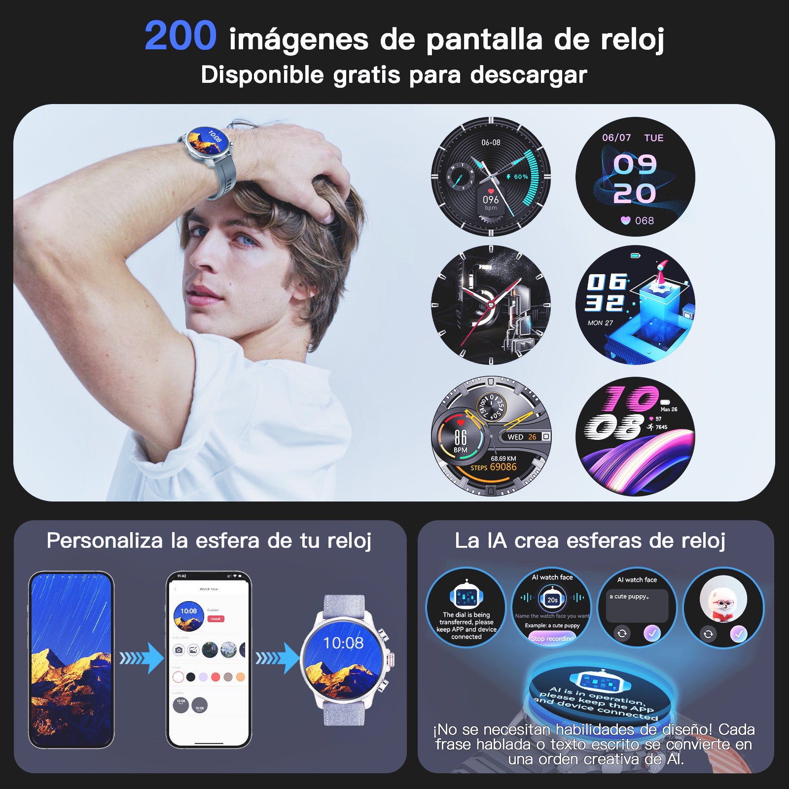 Kieslect kr3 reloj inteligente