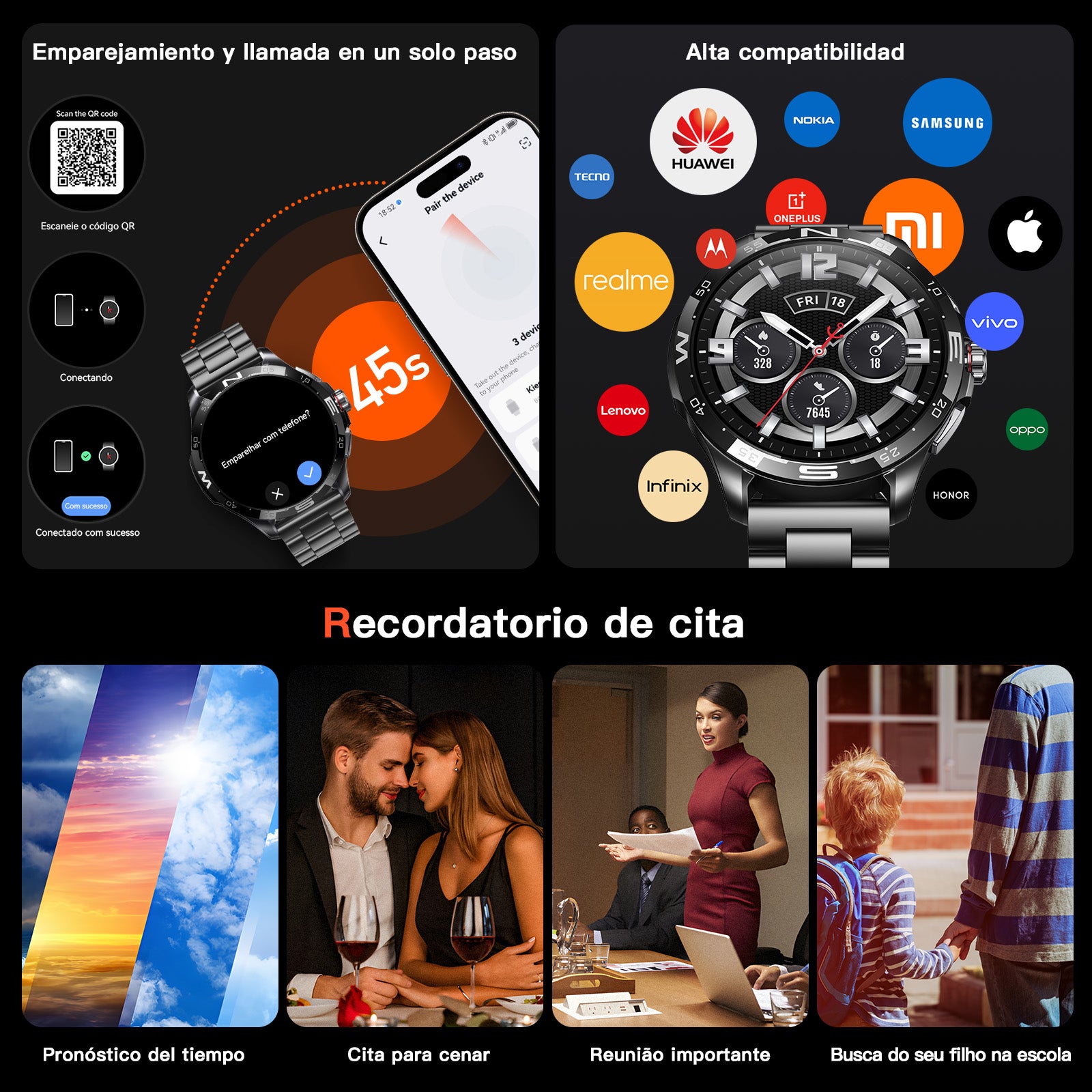 Kieslect Actor Leading Reloj inteligente