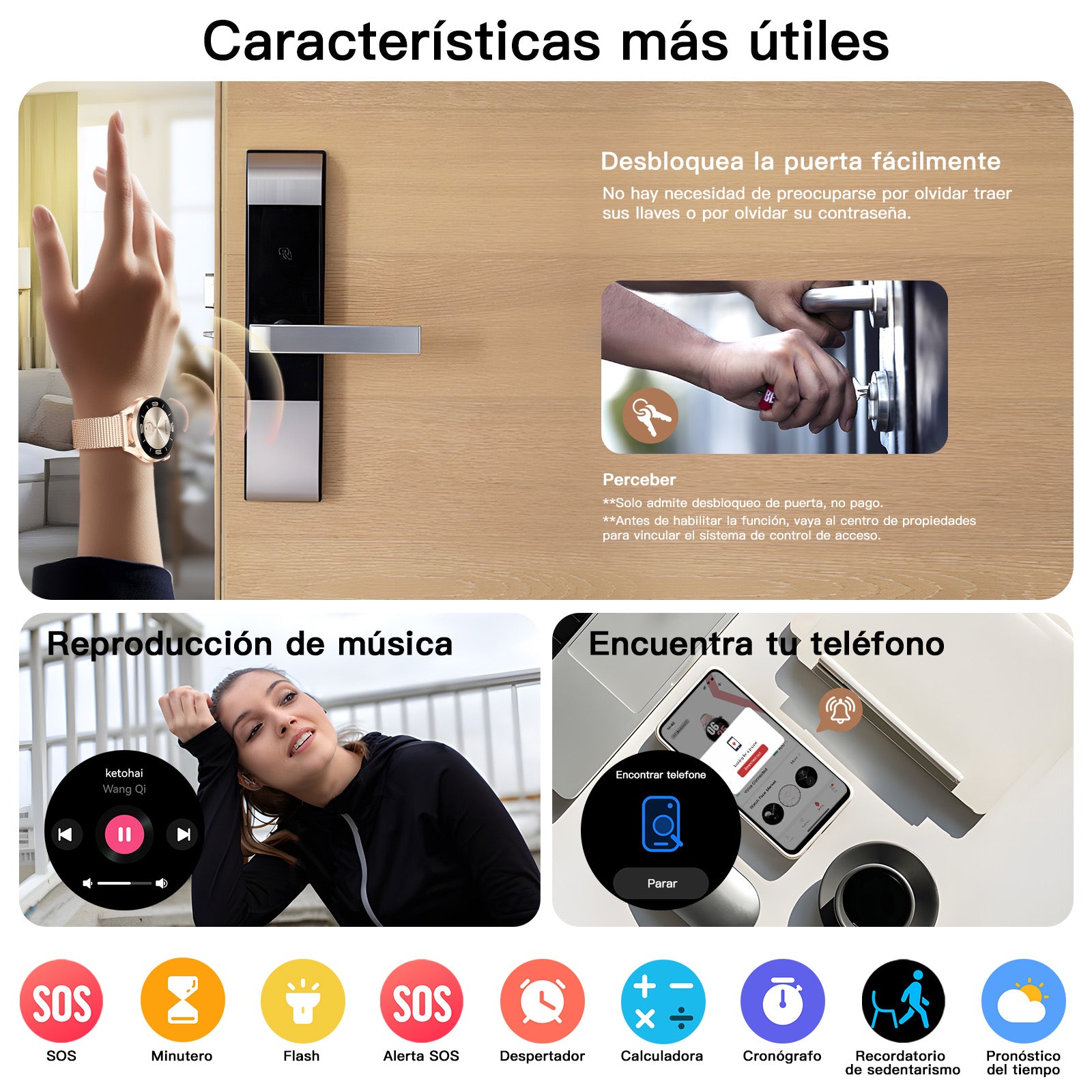 Kieslect Lora Reno3 Reloj Inteligente para mujer