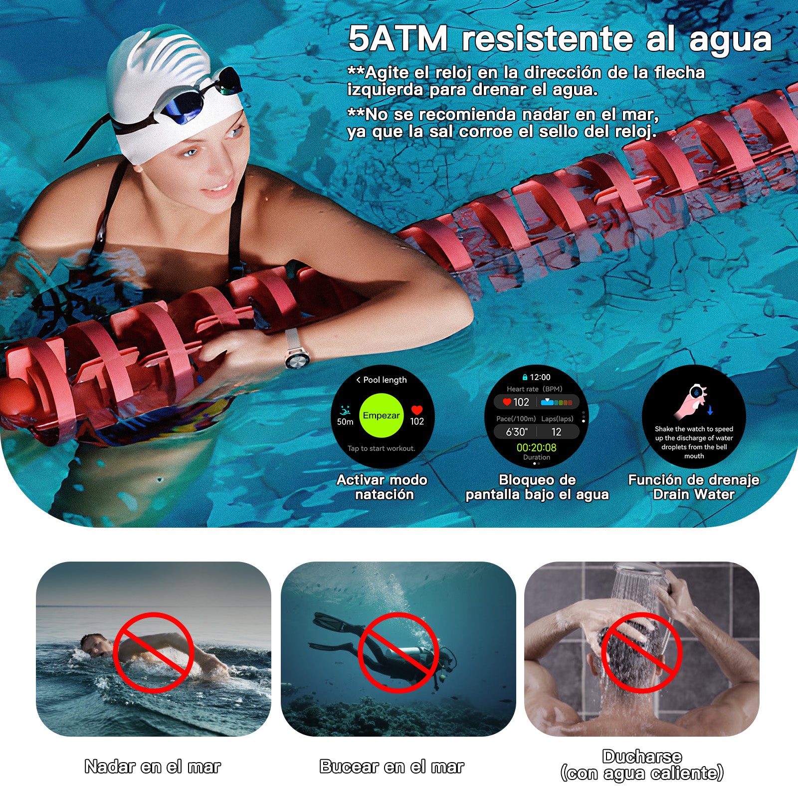 Kieslect Lora Reno3 Reloj Inteligente para mujer