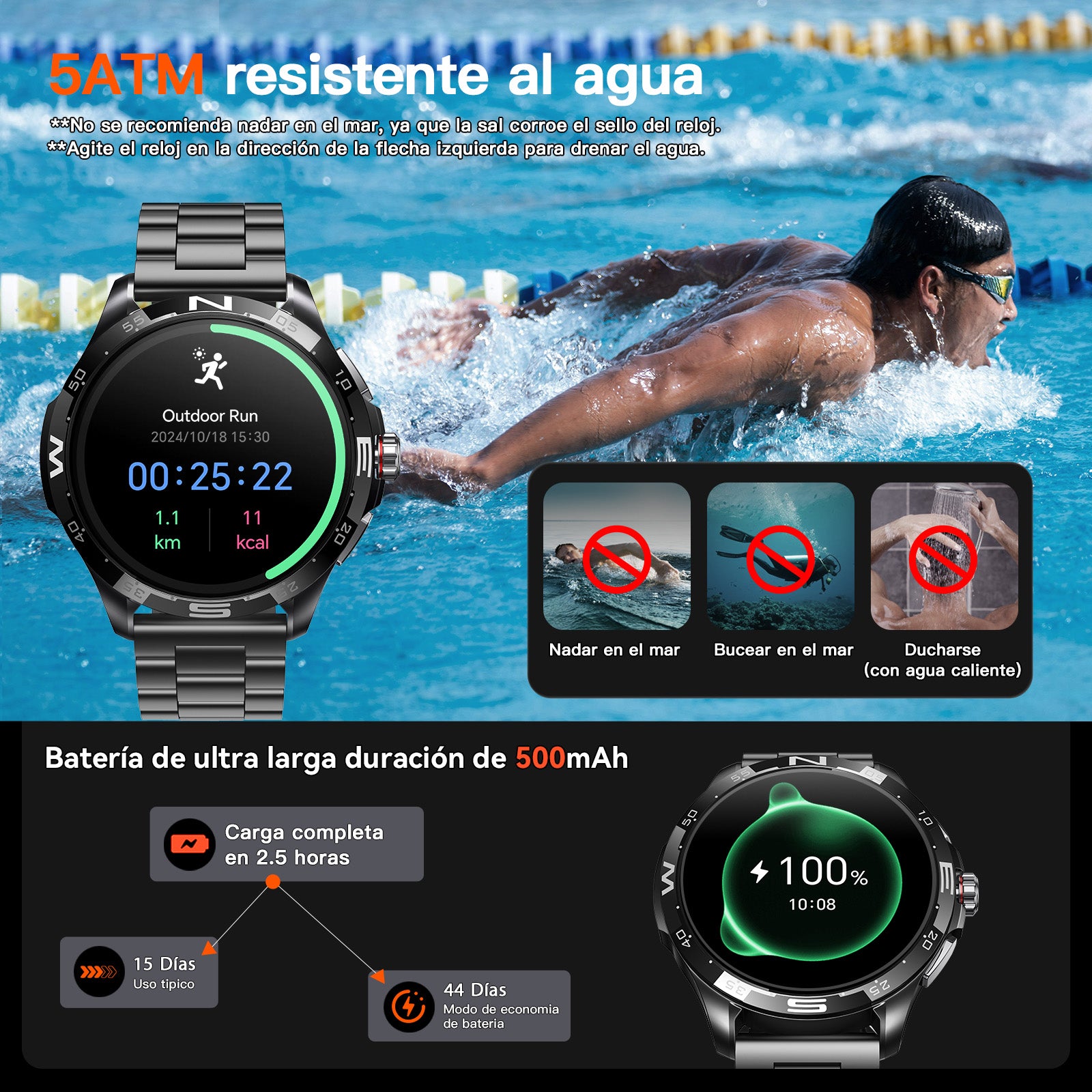 Kieslect Actor Leading Reloj inteligente