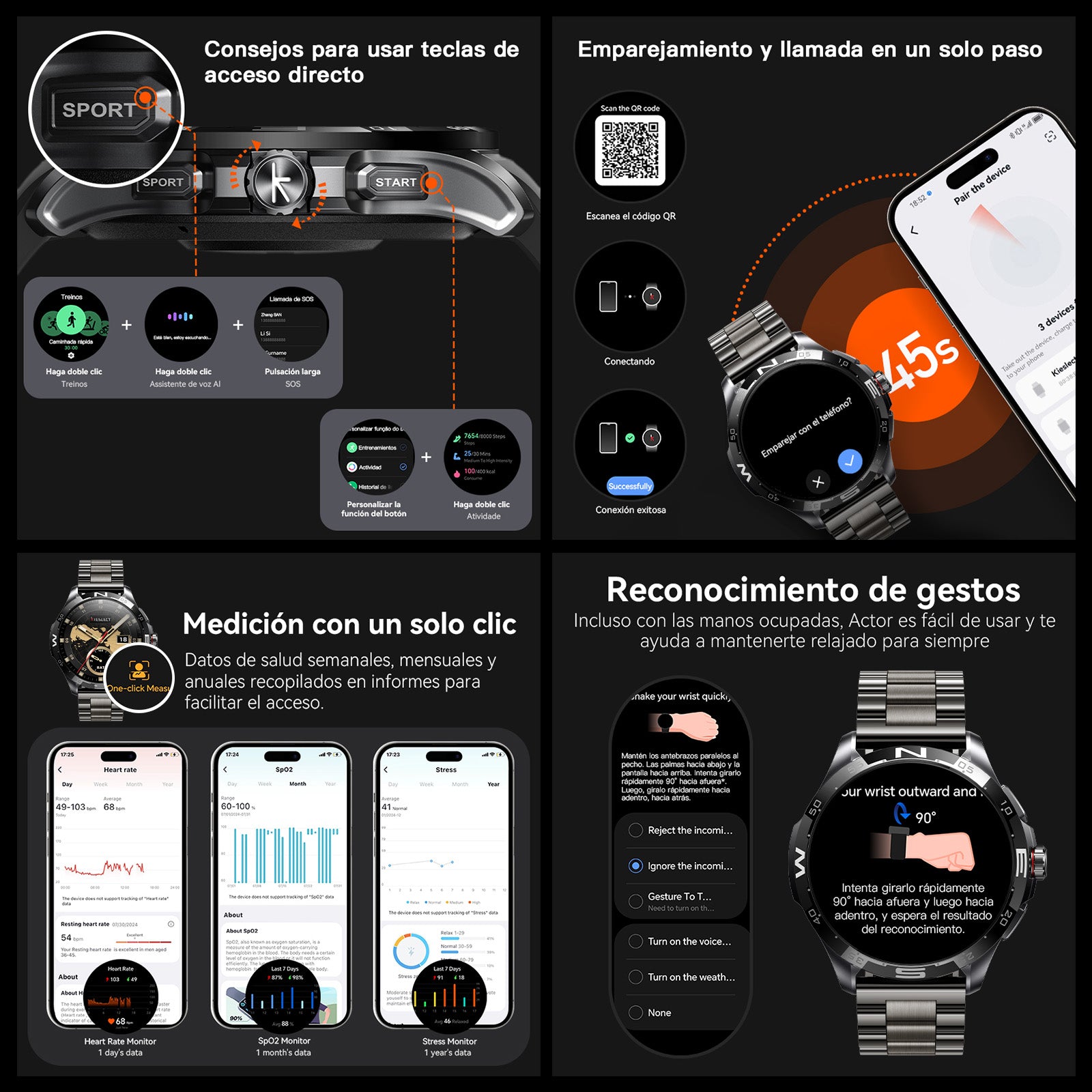Kieslect Actor Ultra smartwatch reloj inteligente